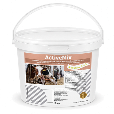 Лизунец для сухостойных коров ActiveMix 
