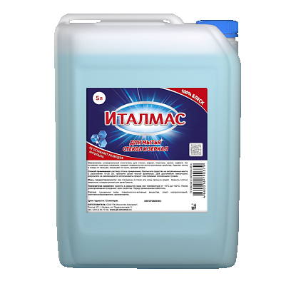 Средство для мытья стекол и зеркал Италмас (5 л )
